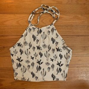 Forever 21 cactus halter top